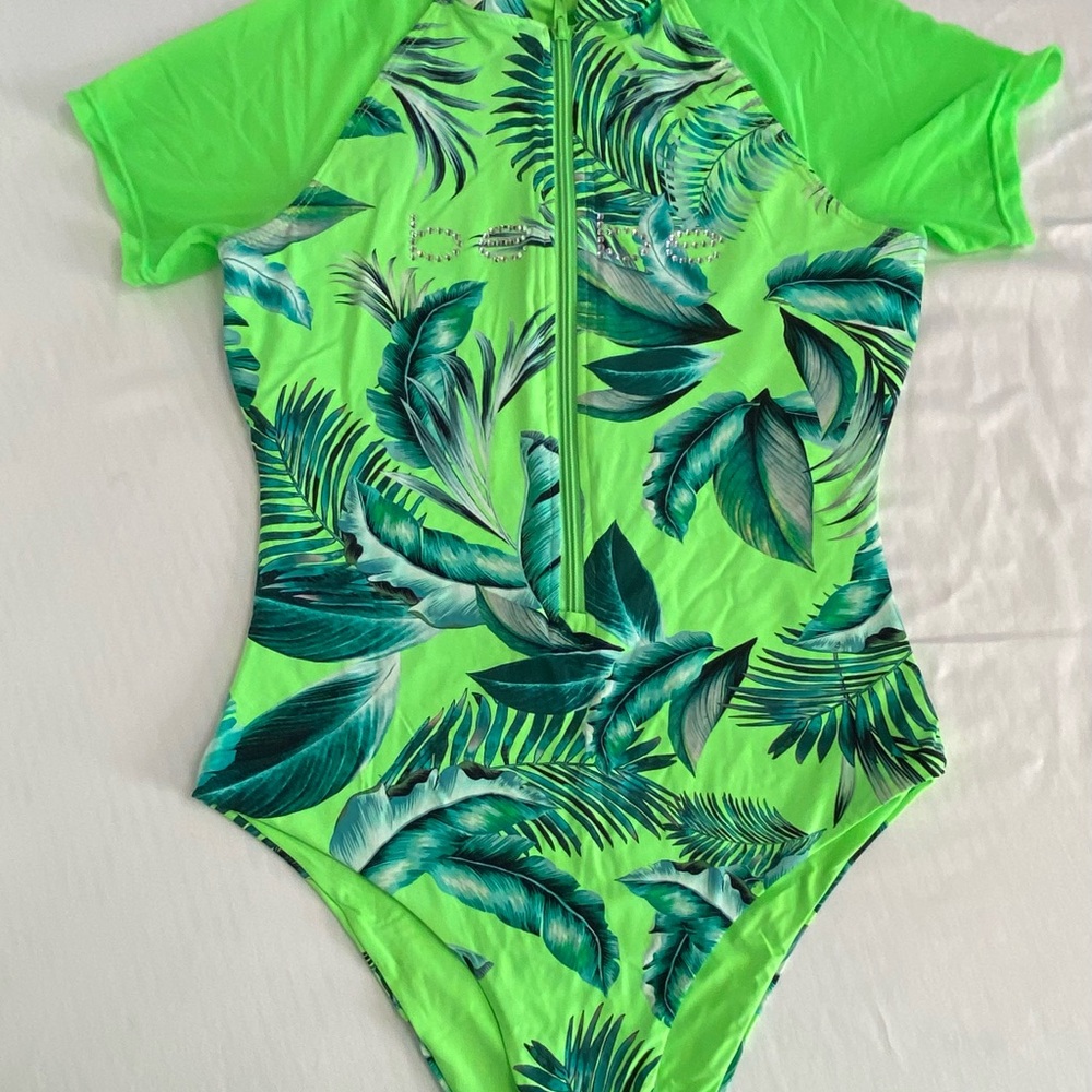 Bebe Neon Green Swimwear